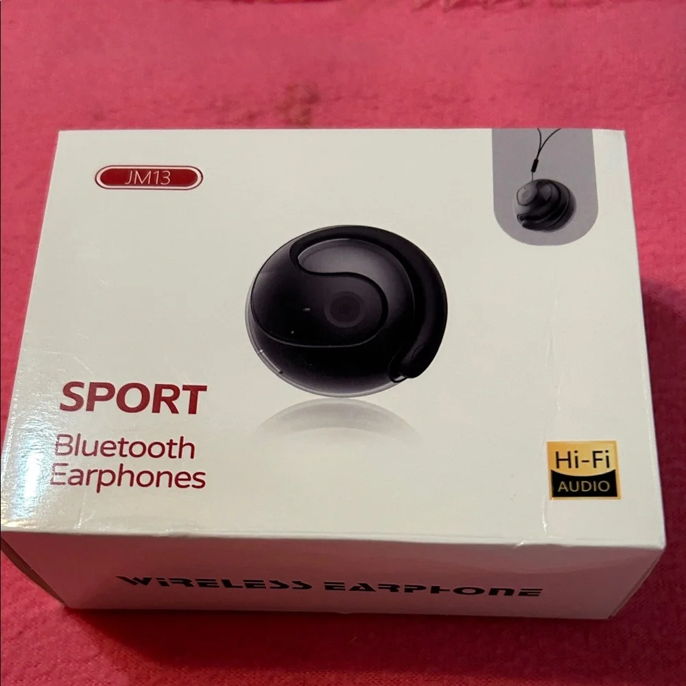 Black Bluetooth Earphones